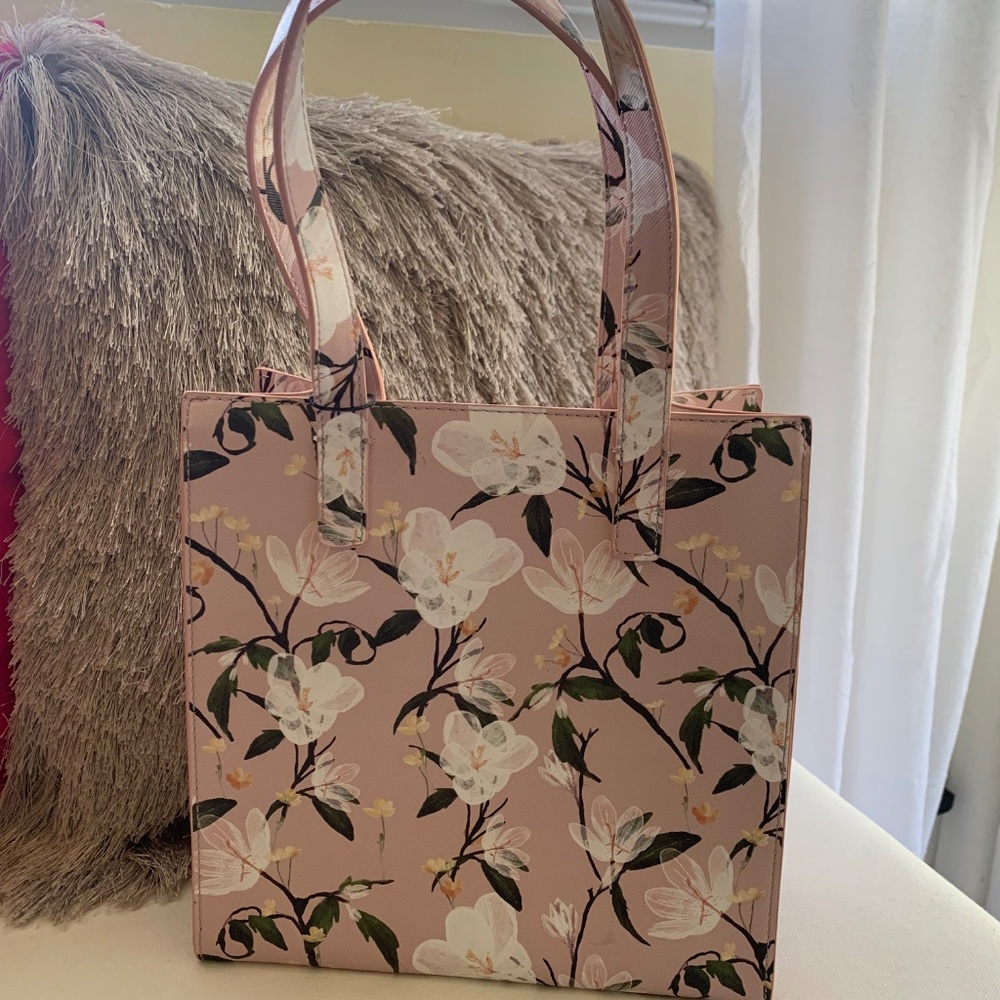 Ted Baker London The Icon Pink Floral Tote - NWT - Picture 2 of 7